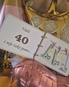 Drvena čestitka - Poklon za Rođendan