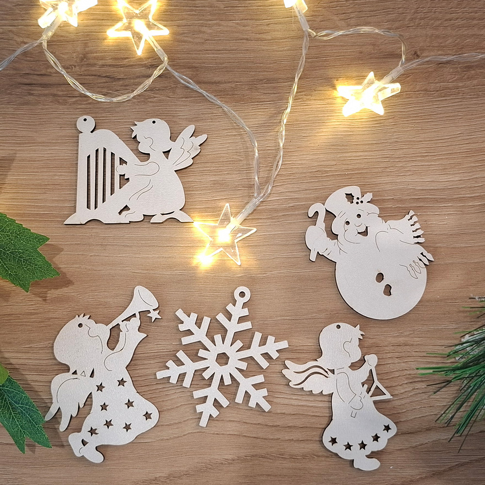 Drveni ukrasi za jelku