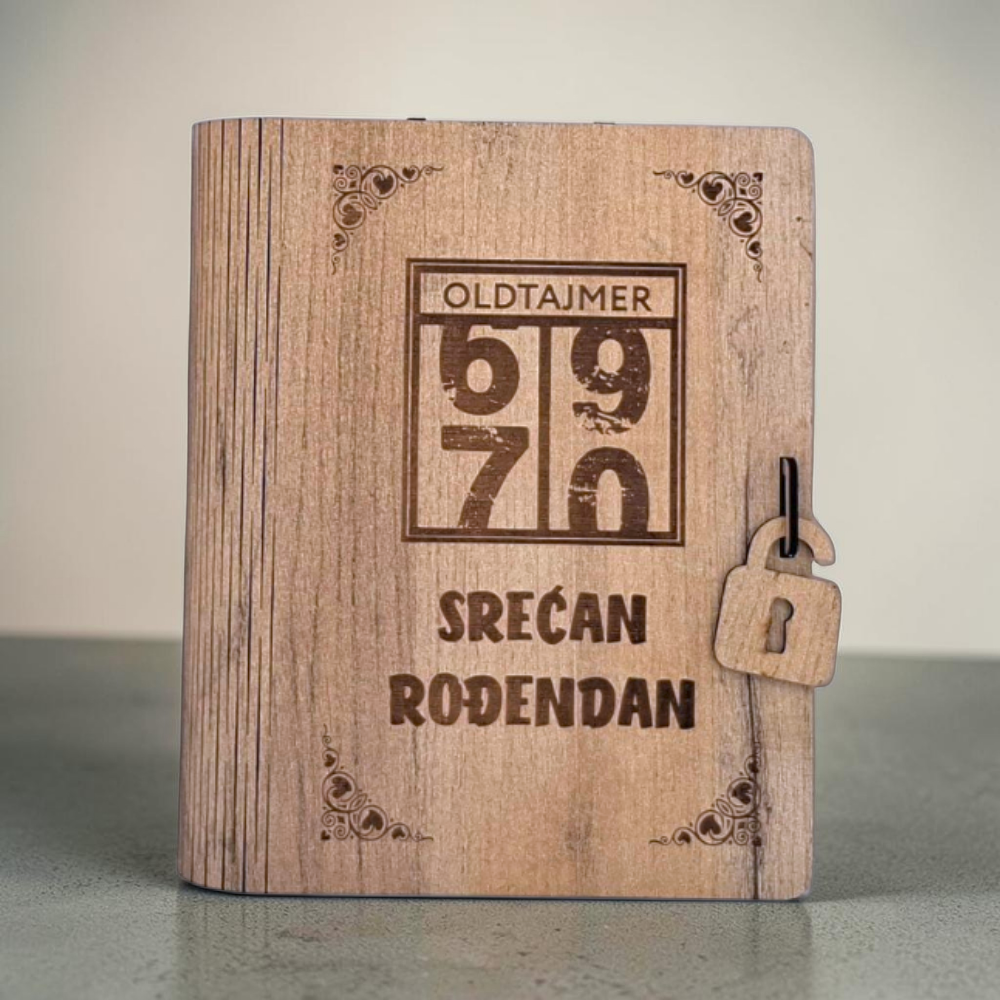 Knjiga Bar - Poklon za 70. rođendan - Oldtajmer