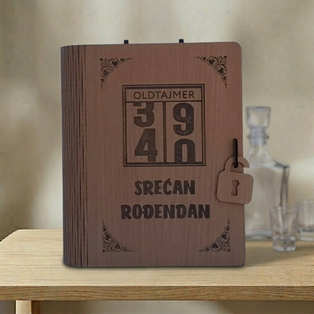 Knjiga Bar - Poklon za 40 rođendan -Oldtajmer