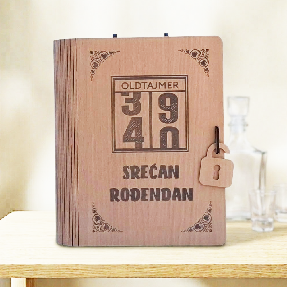 Knjiga Bar - Poklon za 40 rođendan -Oldtajmer