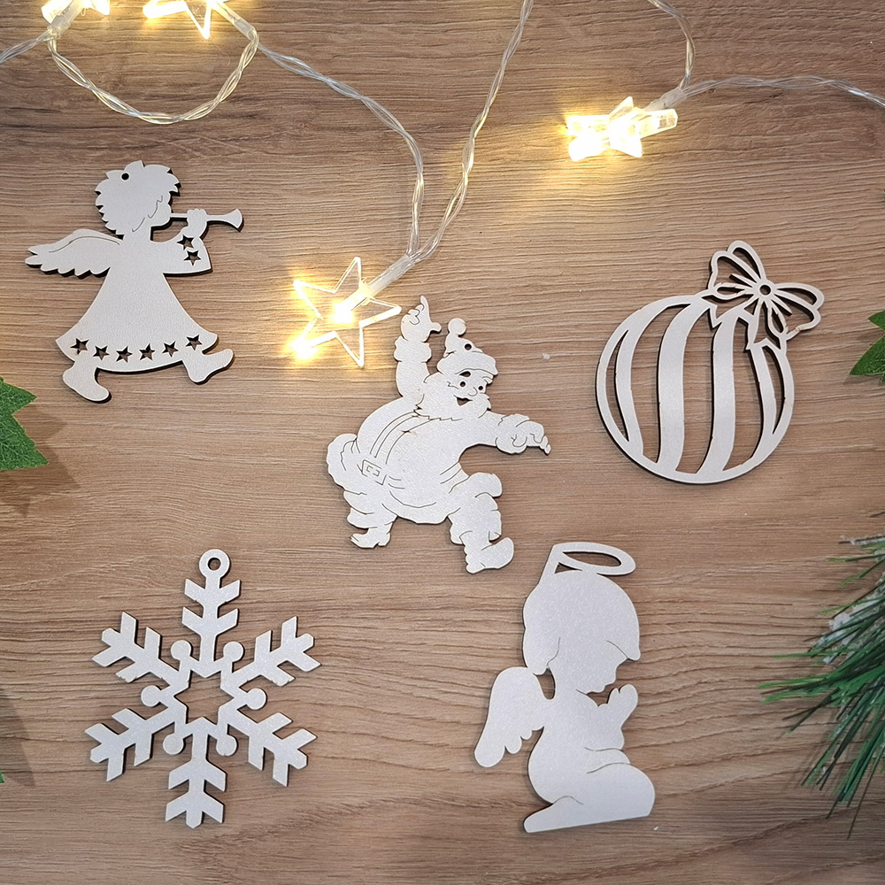 Drveni ukrasi za jelku