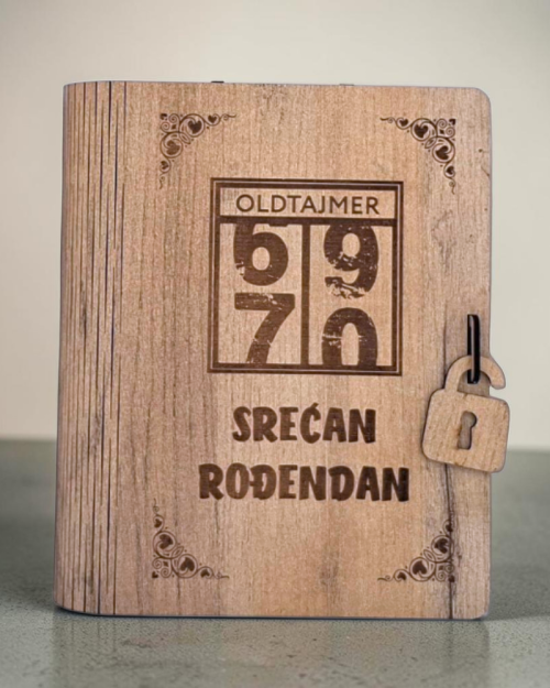 Knjiga Bar - Poklon za 70. rođendan - Oldtajmer