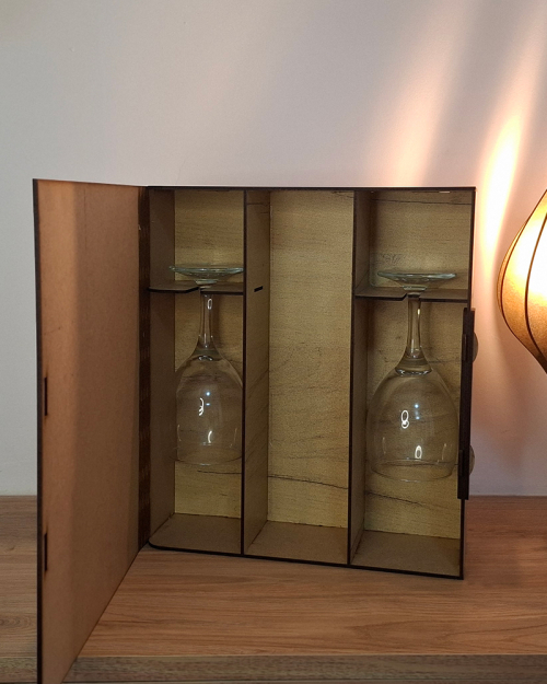 Kutija - Ivona - Set sa Čašama za Vino