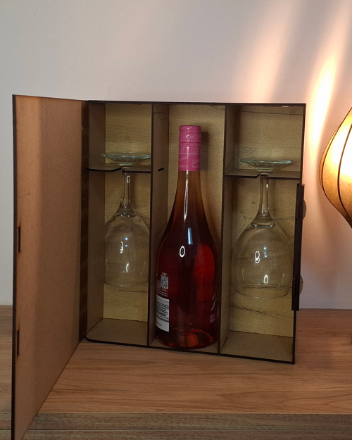 Kutija - Ivona - Set sa Čašama za Vino