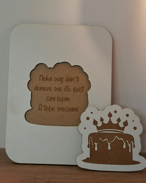 Personalizovane Drvene Motivacione Čestitke