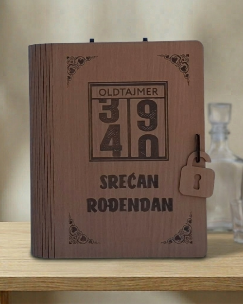 Knjiga Bar - Poklon za 40 rođendan -Oldtajmer