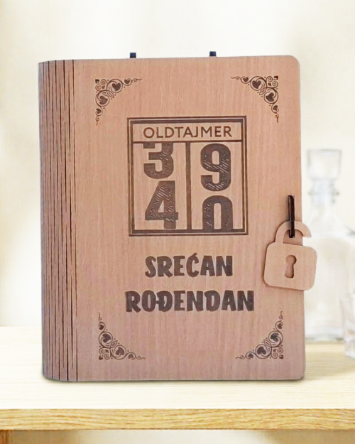 Knjiga Bar - Poklon za 40 rođendan -Oldtajmer
