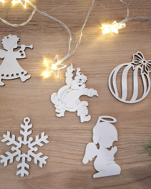 Drveni ukrasi za jelku